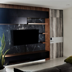 Mueble TV Nogal Negro